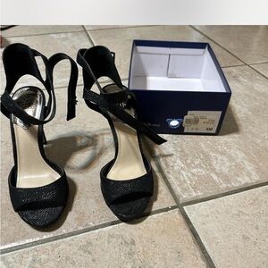 Elegant Black High Heel Sandals